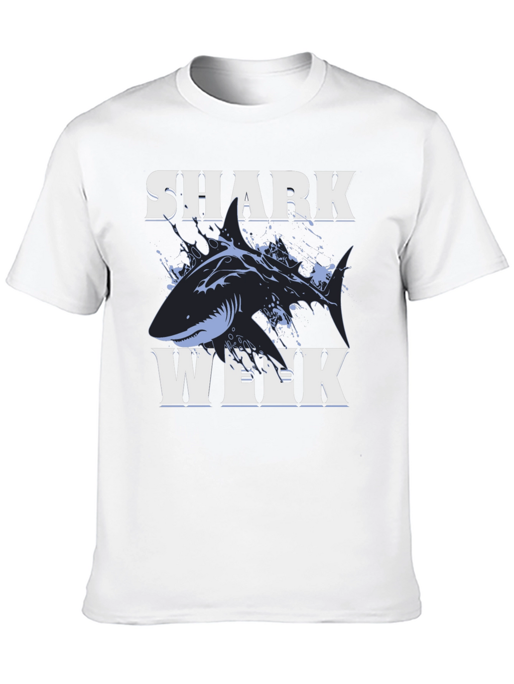 Shark Week Graphic Tee - Black Cotton