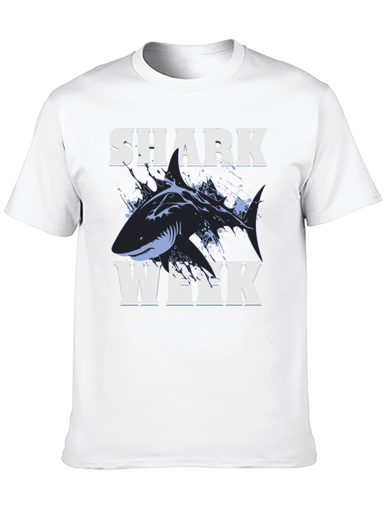 Shark Week Graphic Tee - Black Cotton