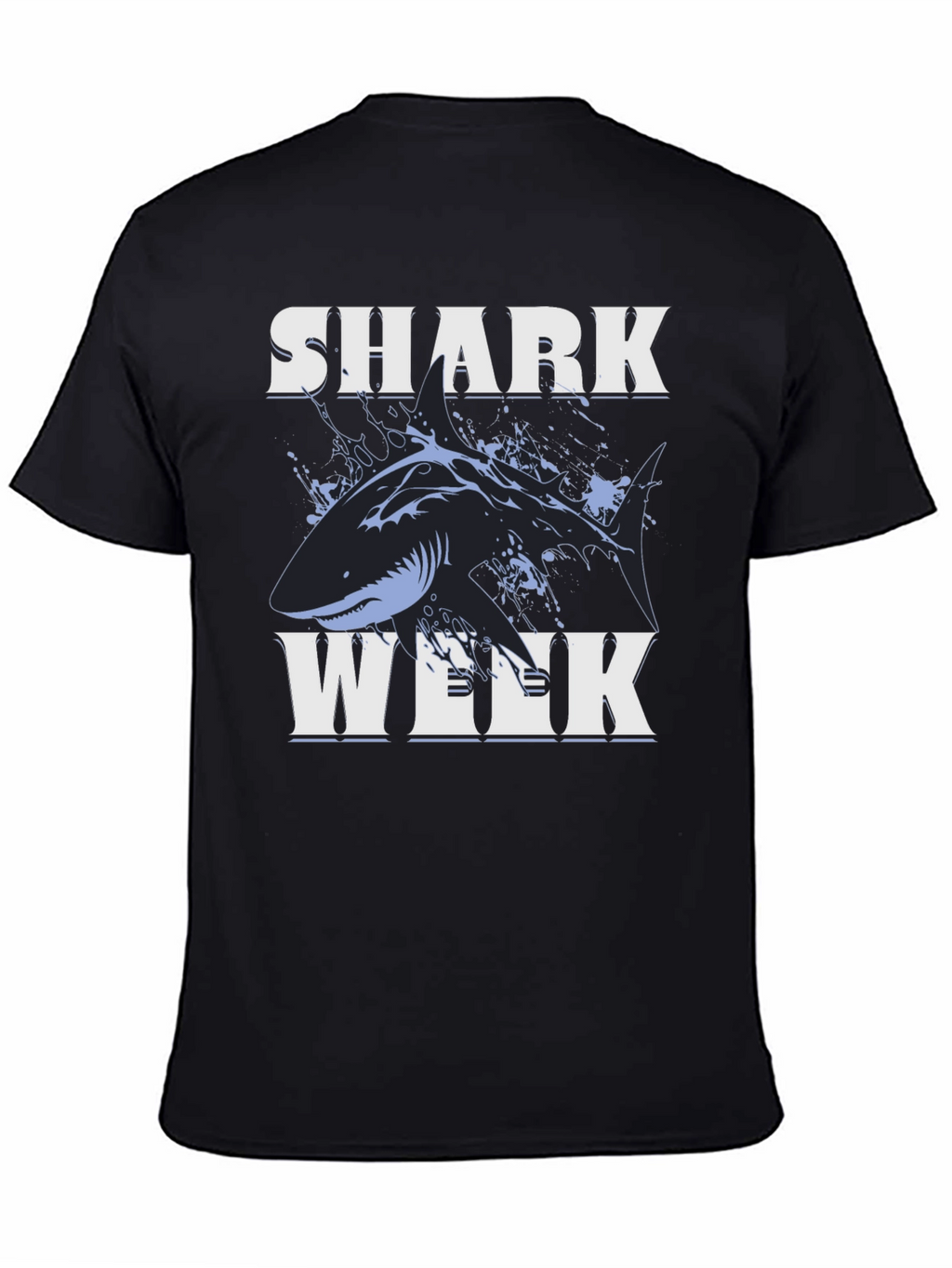Shark Week Graphic Tee - Black Cotton