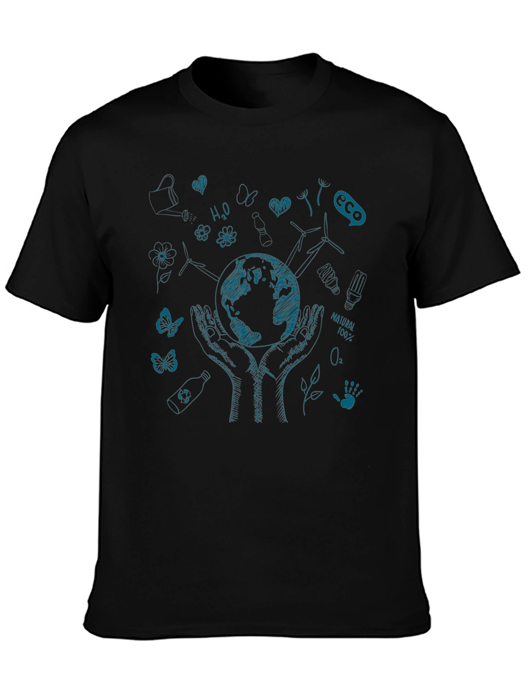 Eco-Friendly Graphic Print T-Shirt