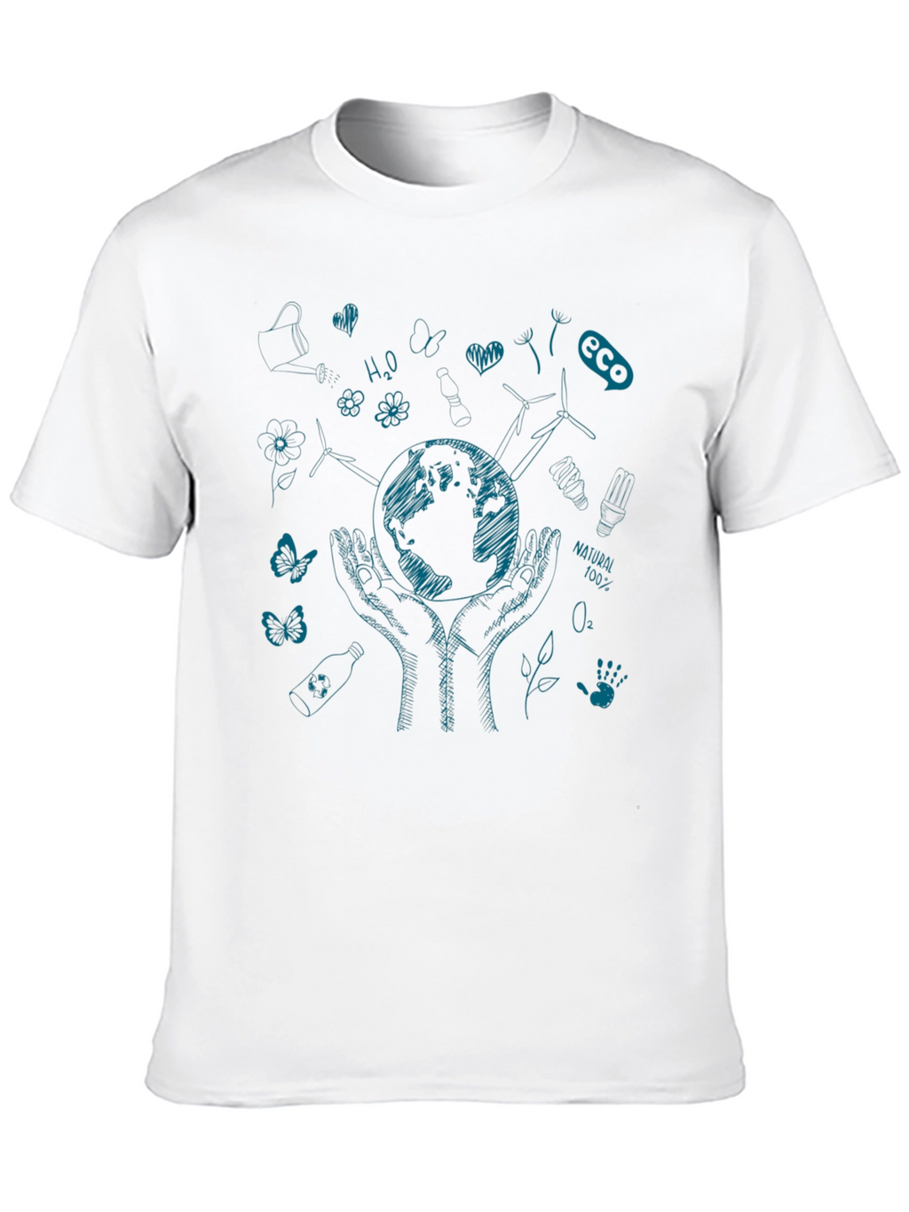 Eco-Friendly Graphic Print T-Shirt