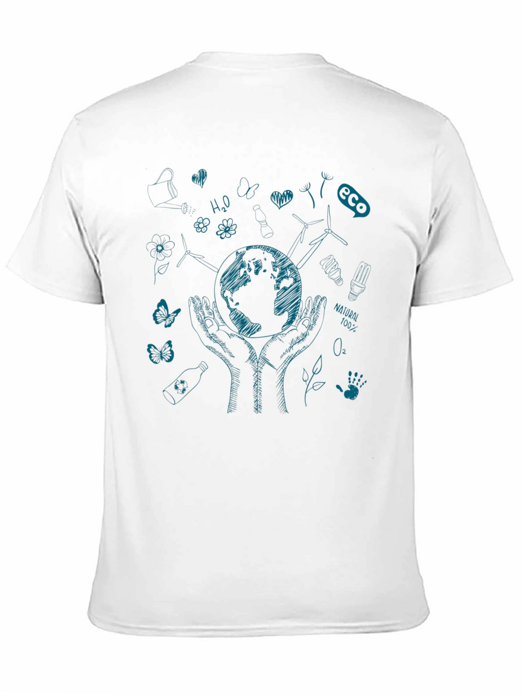 Eco-Friendly Graphic Print T-Shirt