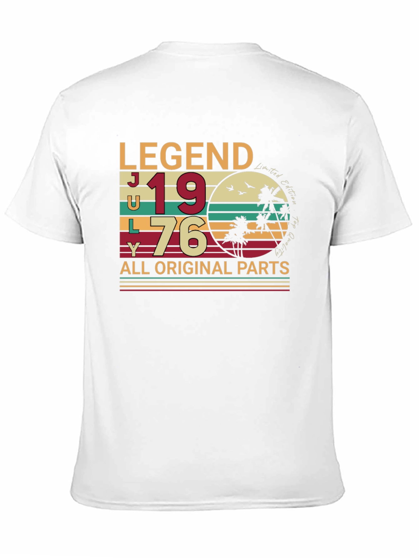 Legend July 1976 All Original Parts T-Shirt
