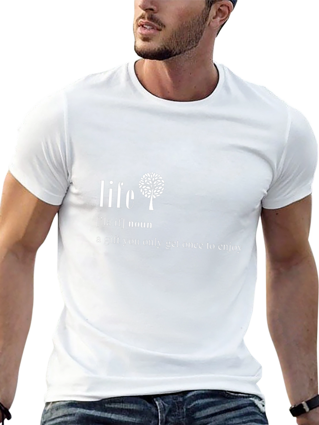 Life Definition Graphic Tee - Inspirational Gift T-Shirt