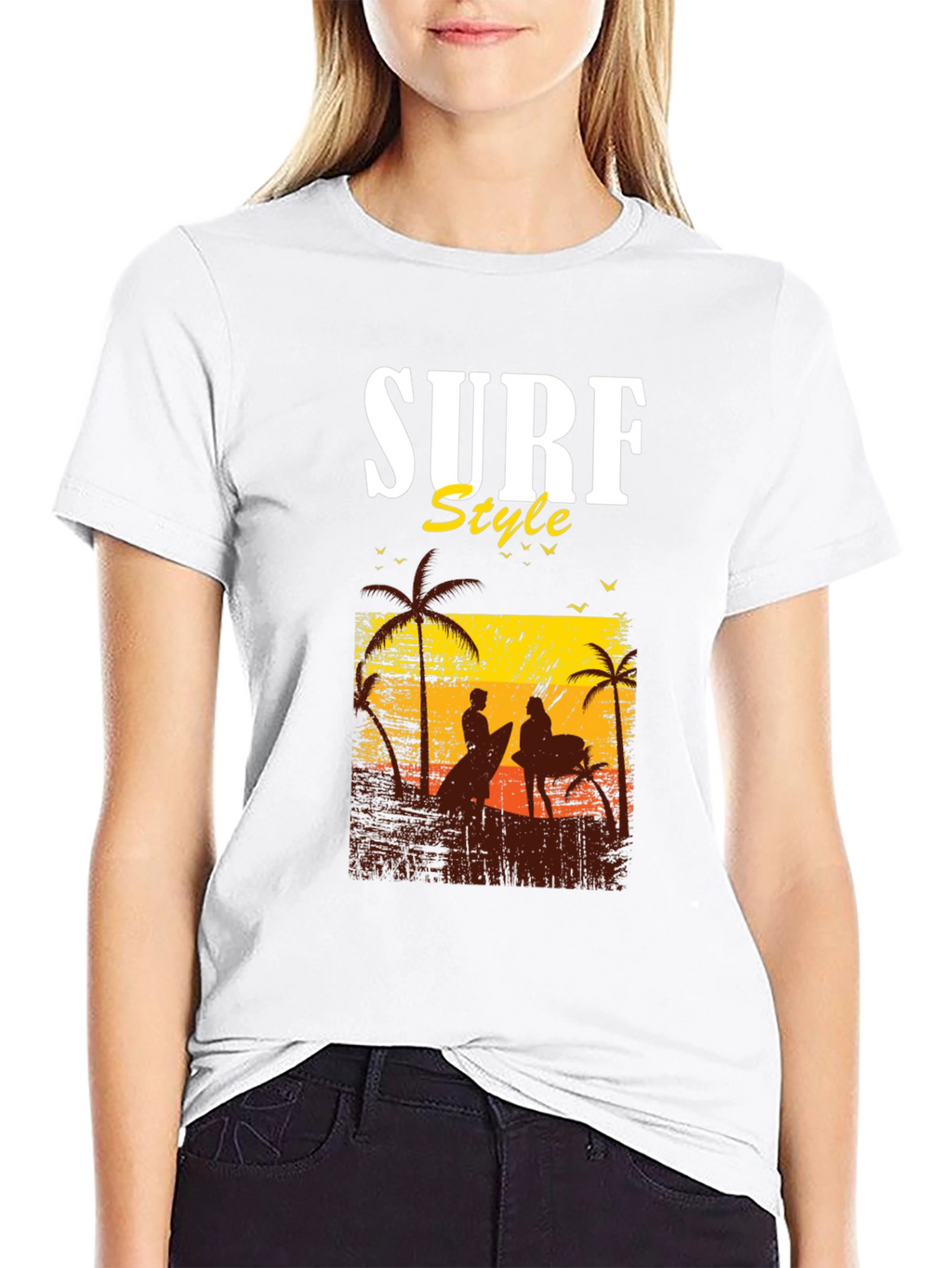 Surf Style Graphic Tee