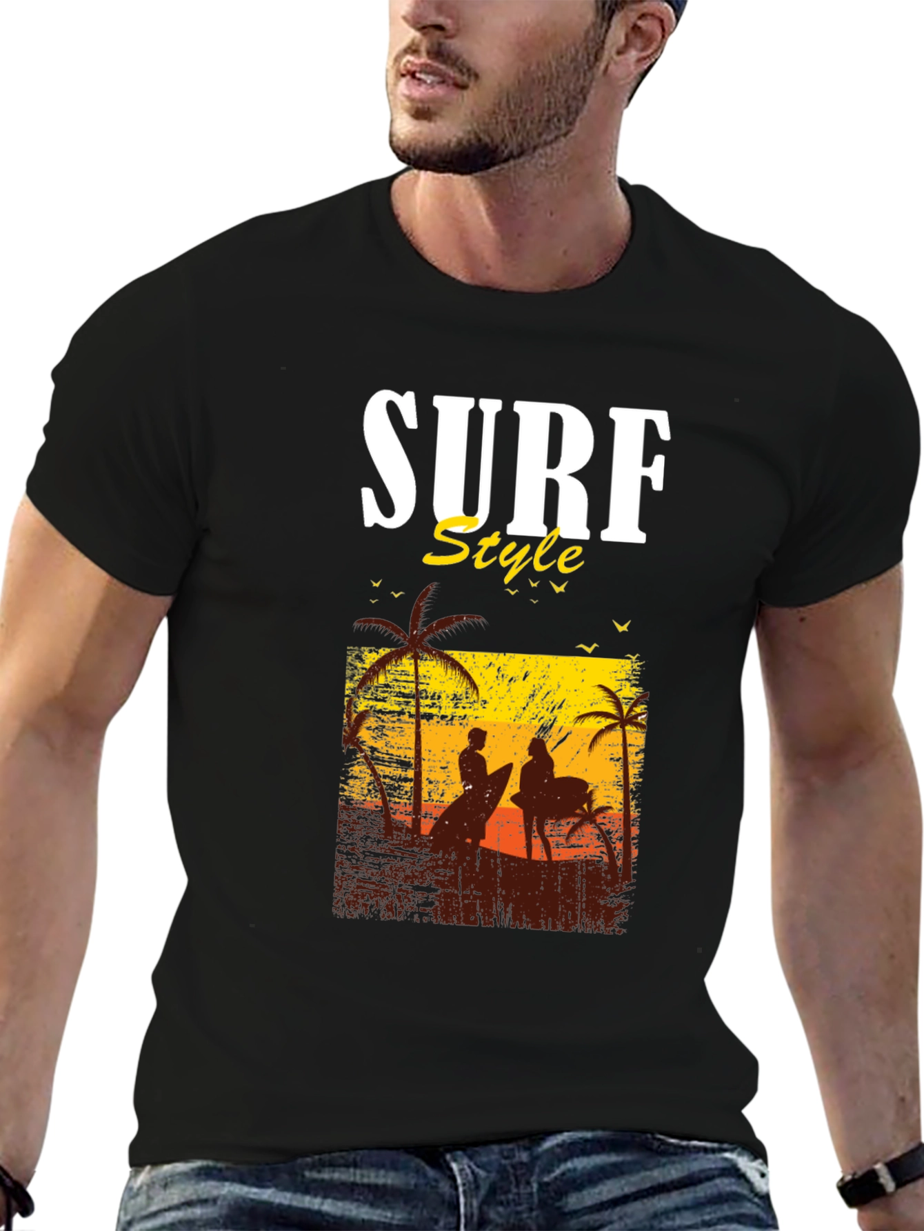 Surf Style Graphic Tee