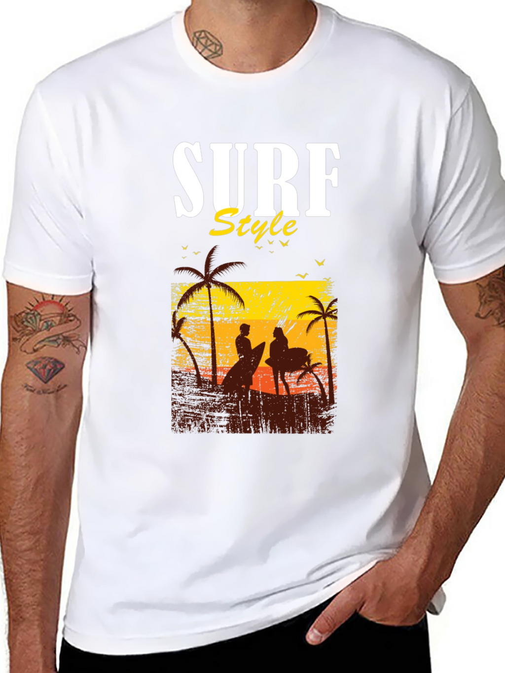 Surf Style Graphic Tee