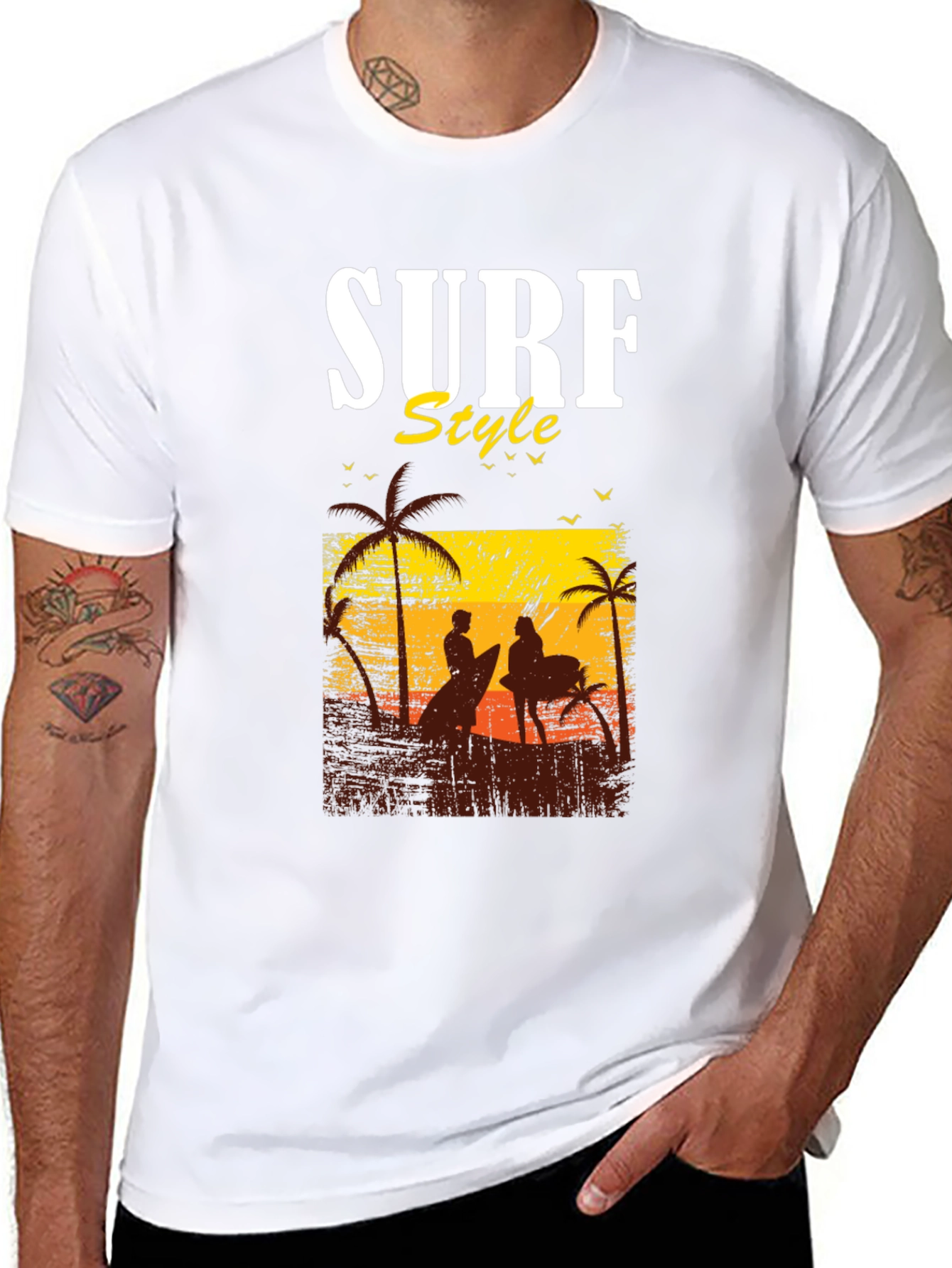 Surf Style Graphic Tee