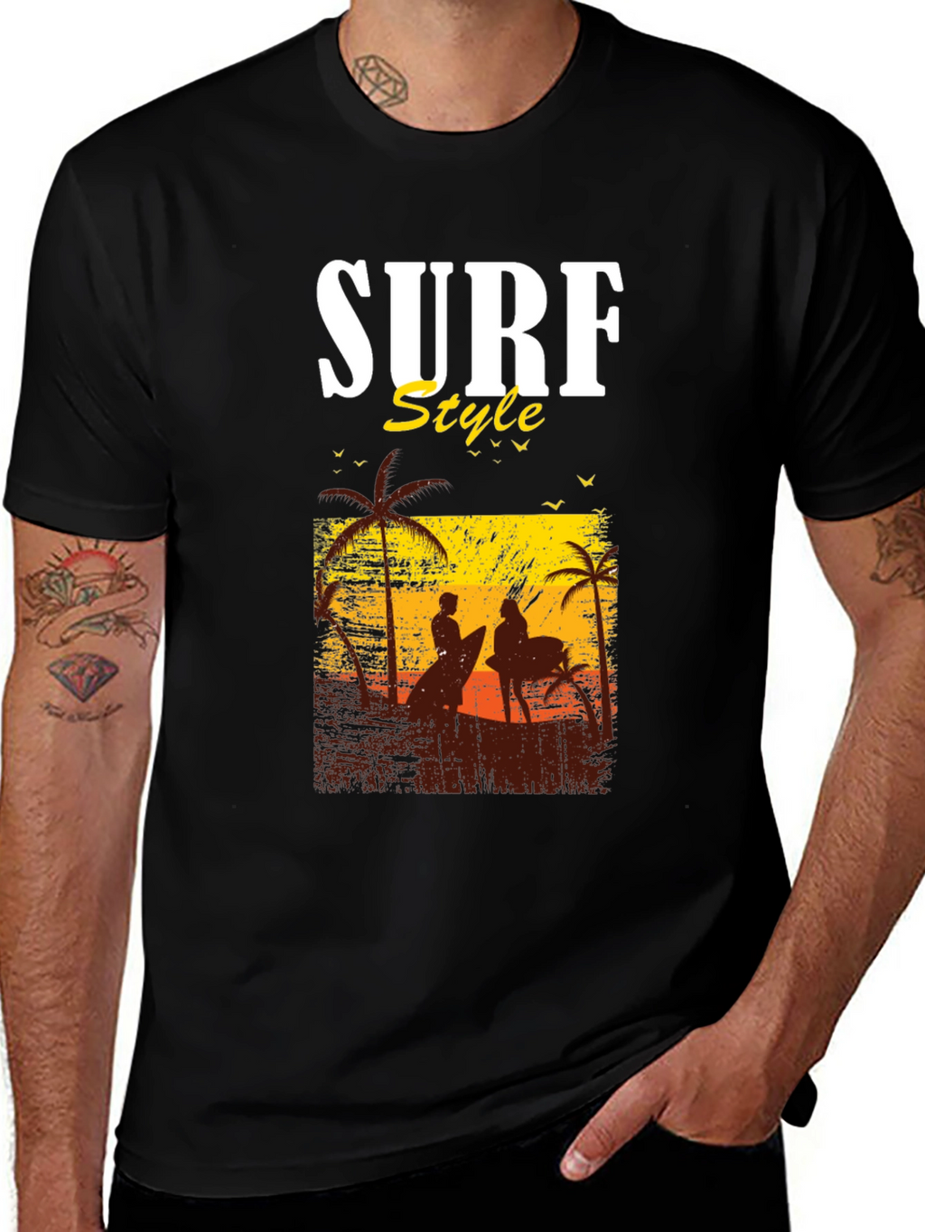 Surf Style Graphic Tee