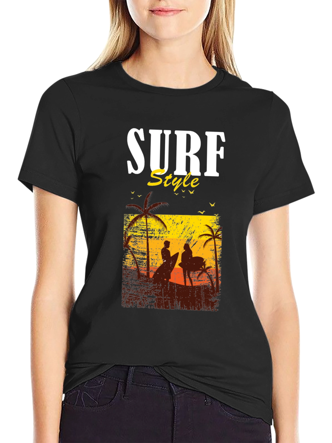 Surf Style Graphic Tee