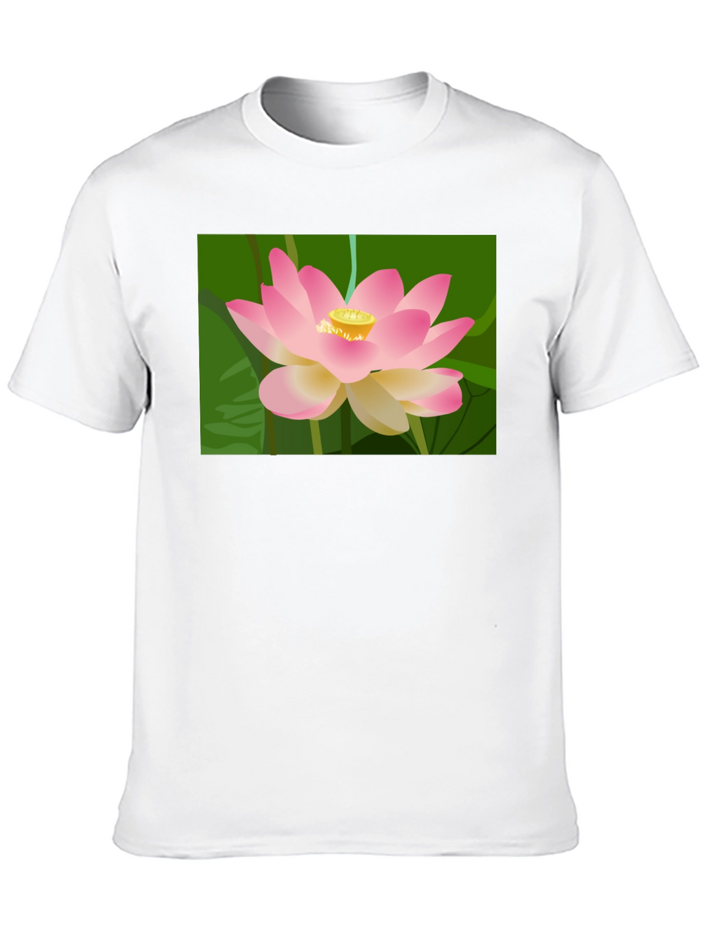 Lotus Graphic T-Shirt - Black Cotton Tee