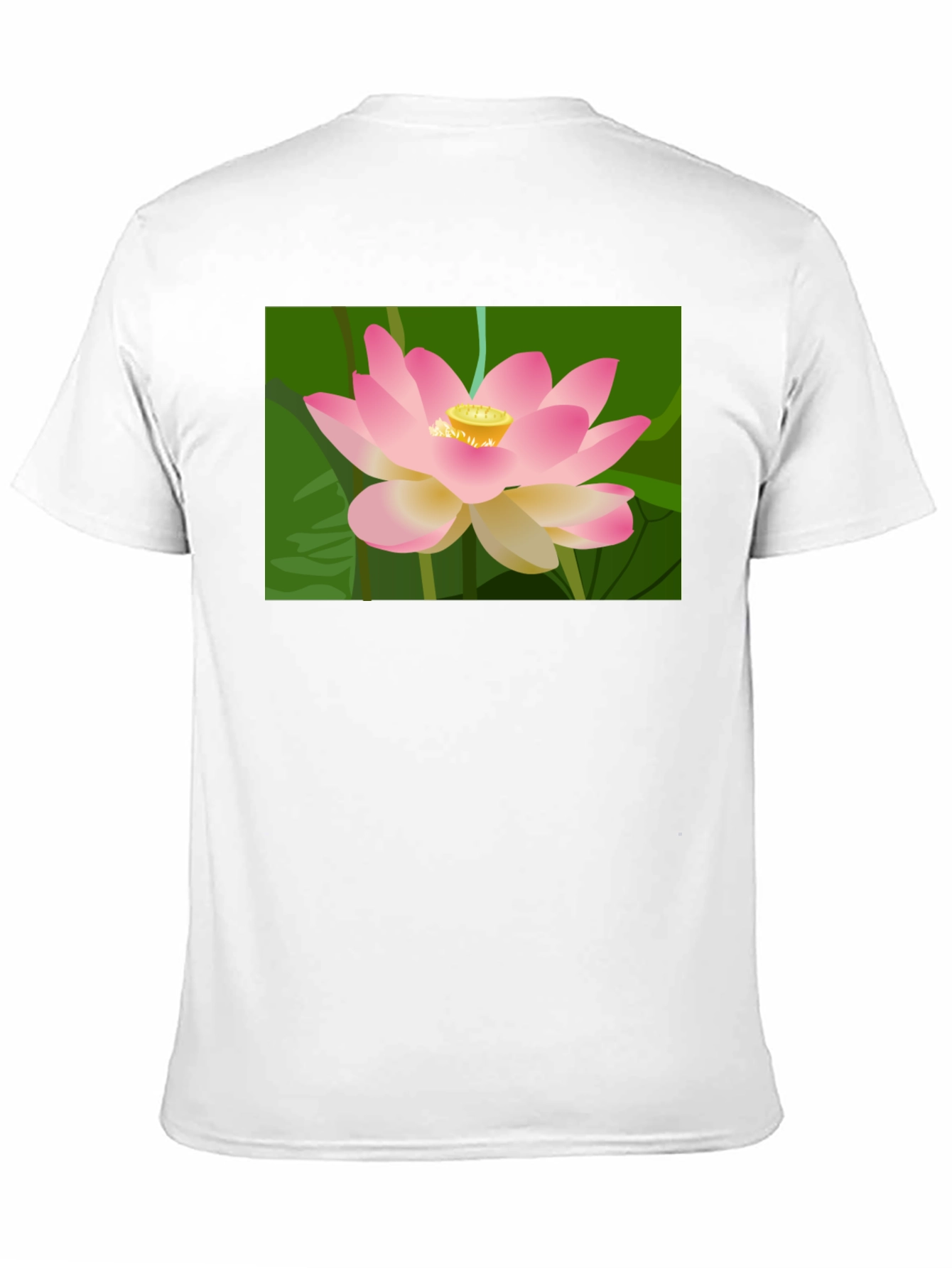Lotus Graphic T-Shirt - Black Cotton Tee