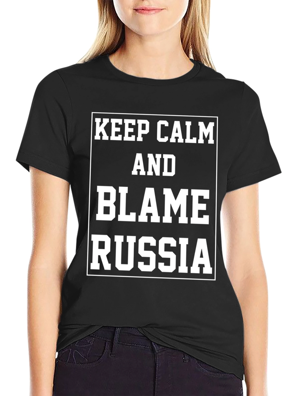 Keep Calm Blame Russia T-Shirt