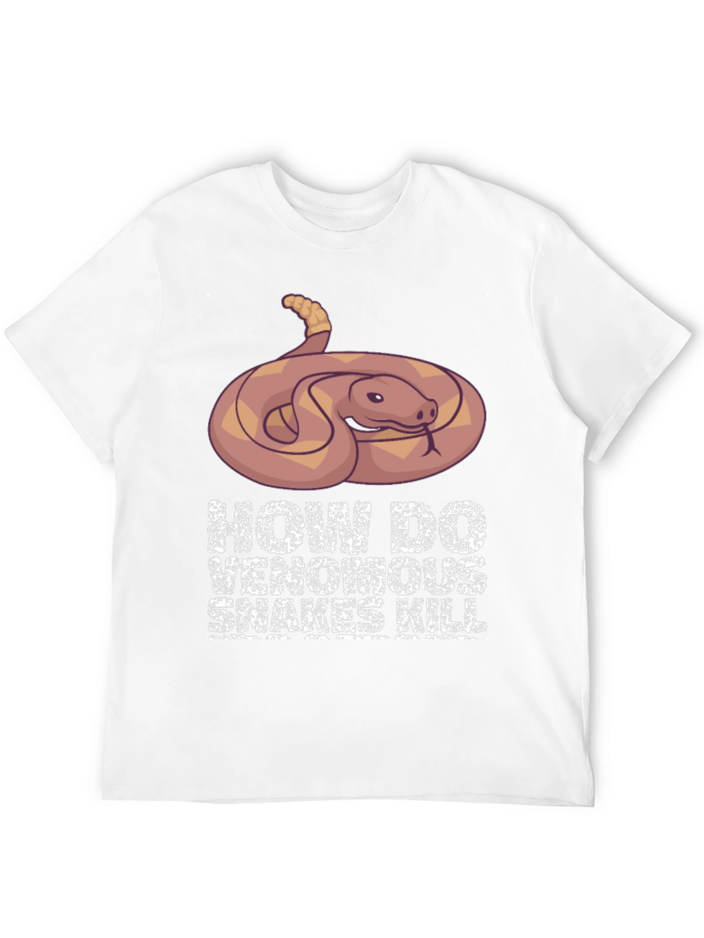 Venomous Snake Graphic T-Shirt - How Snakes Kill