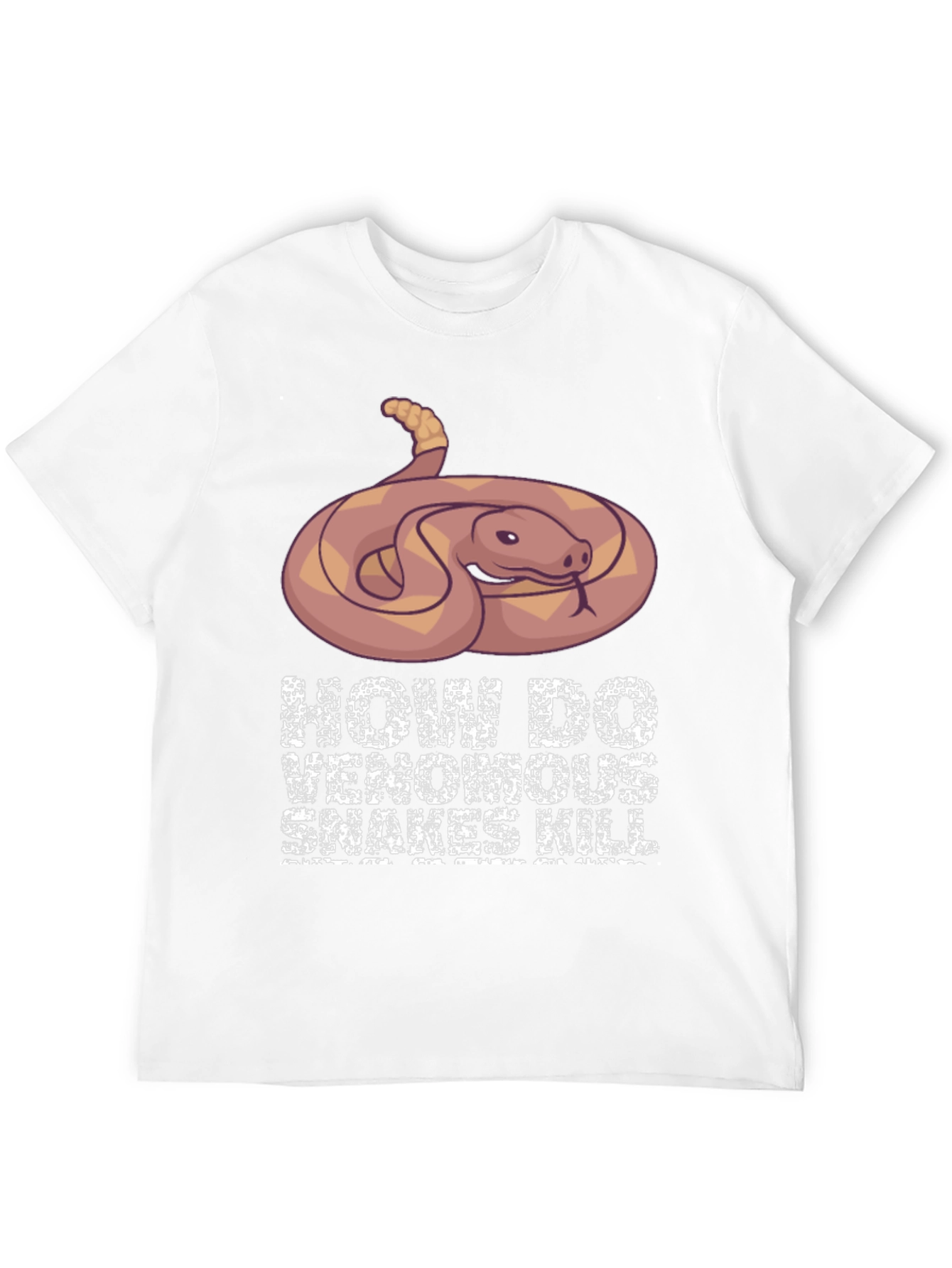 Venomous Snake Graphic T-Shirt - How Snakes Kill