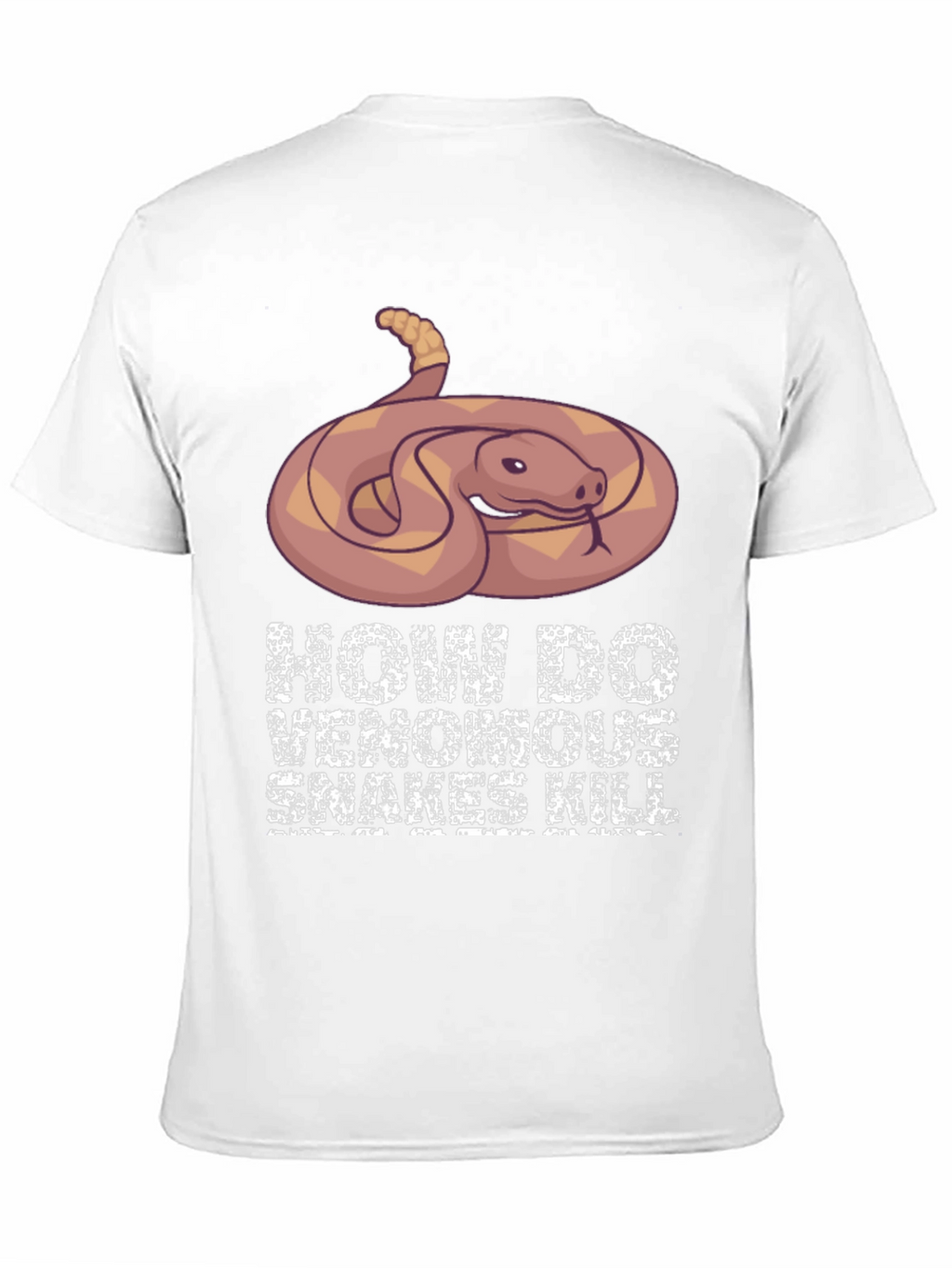 Venomous Snake Graphic T-Shirt - How Snakes Kill