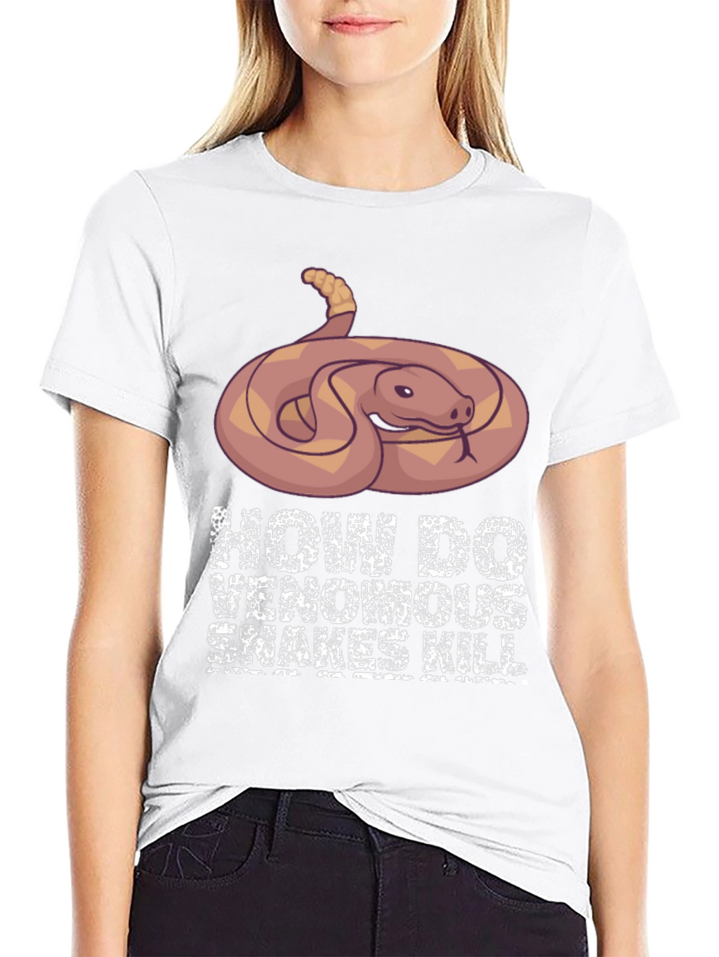 Venomous Snake Graphic T-Shirt - How Snakes Kill