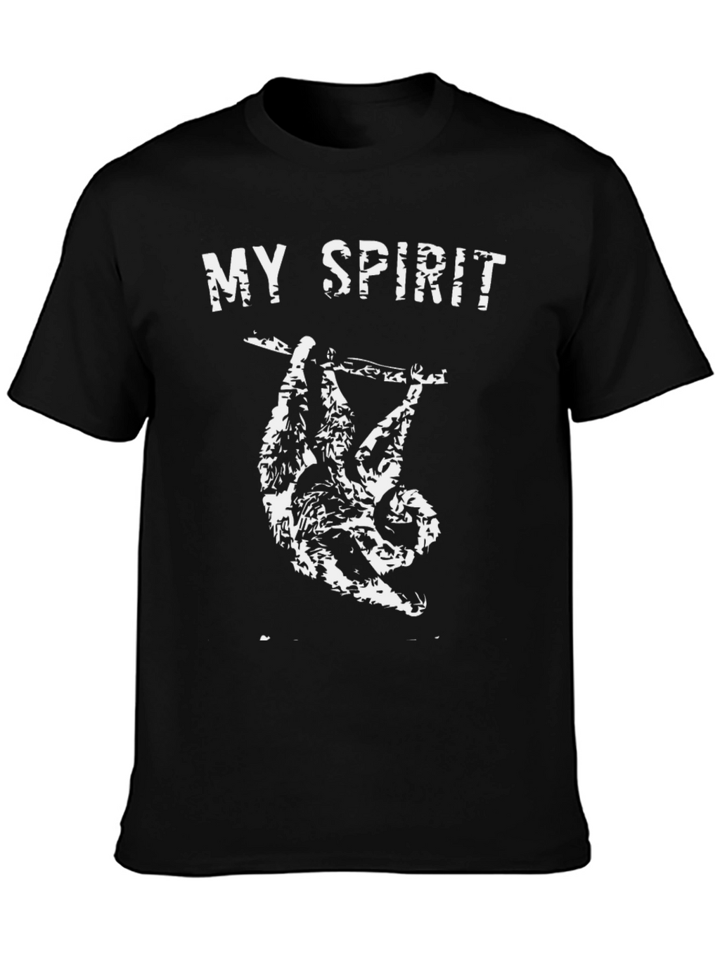 My Spirit Sloth Graphic Tee - Black