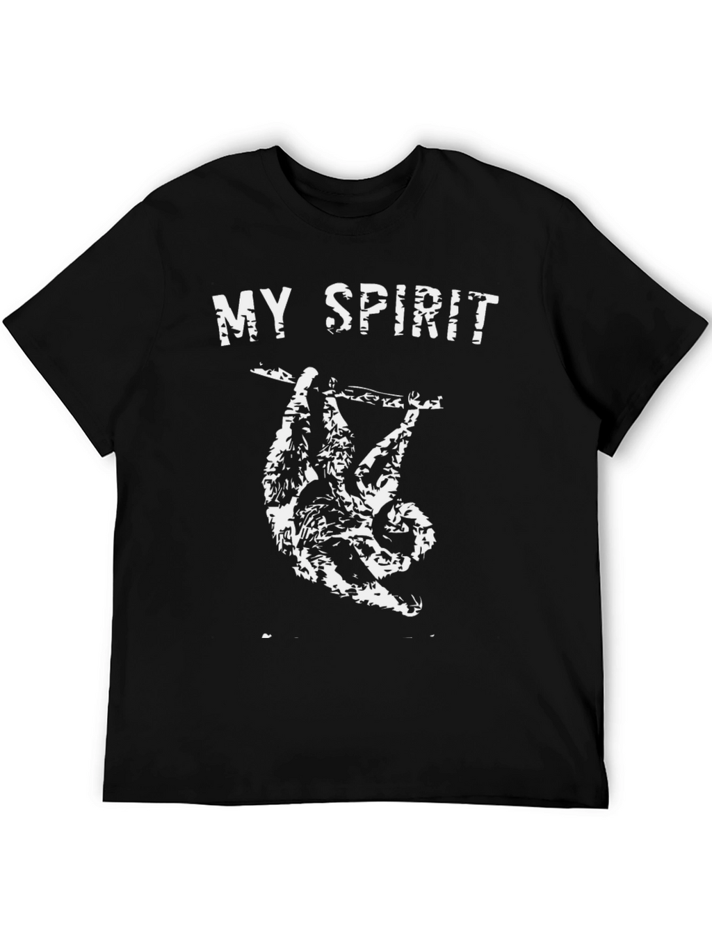My Spirit Sloth Graphic Tee - Black