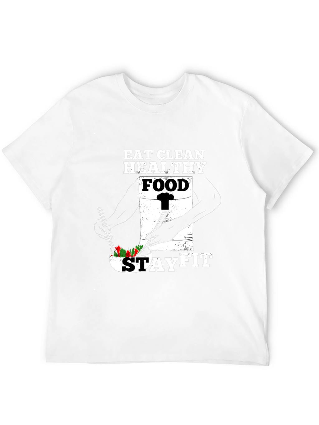 Eat Clean Stay Fit Graphic Tee