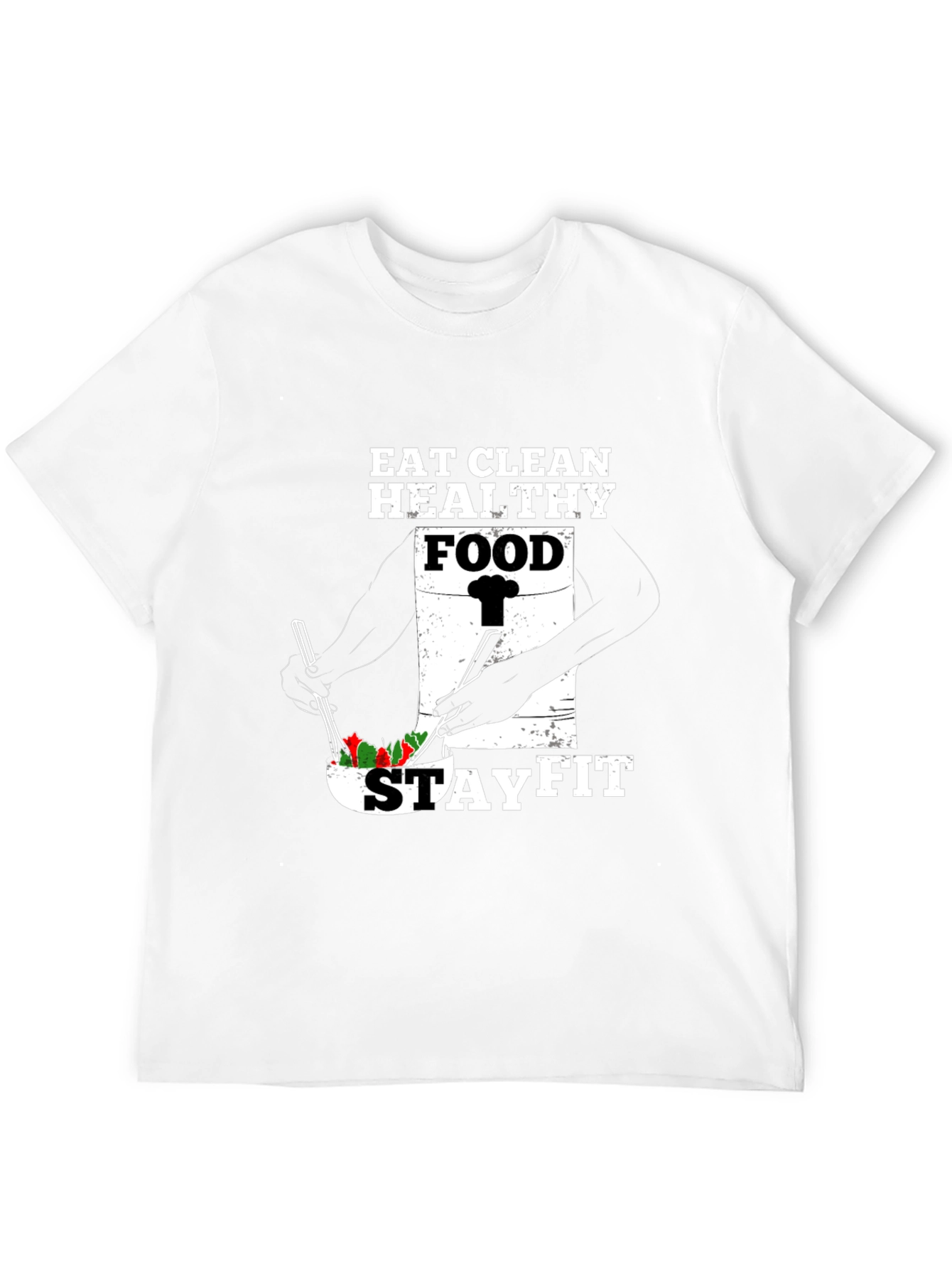 Eat Clean Stay Fit Graphic Tee
