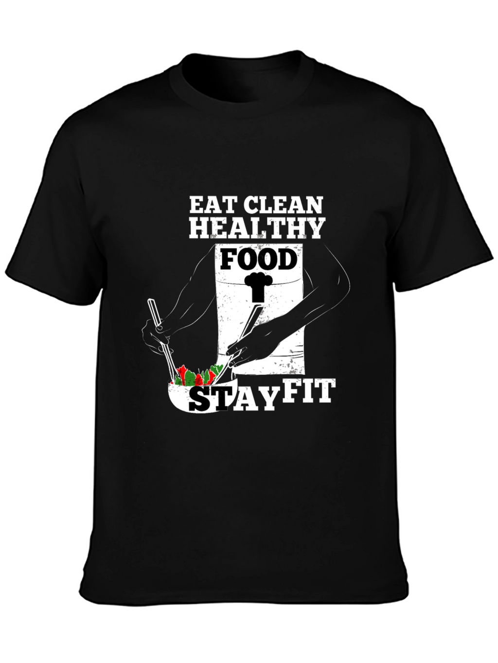 Eat Clean Stay Fit Graphic Tee