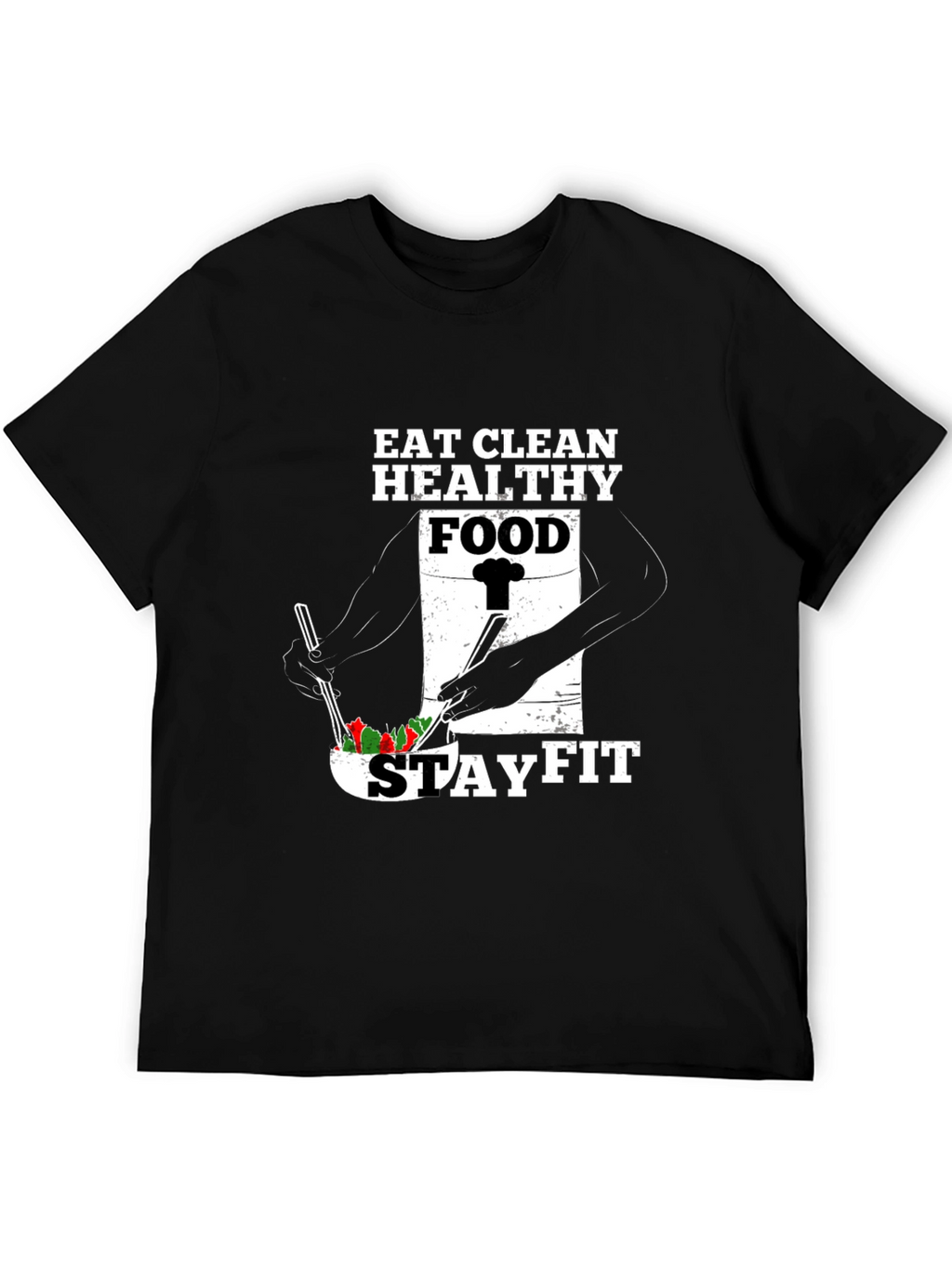 Eat Clean Stay Fit Graphic Tee