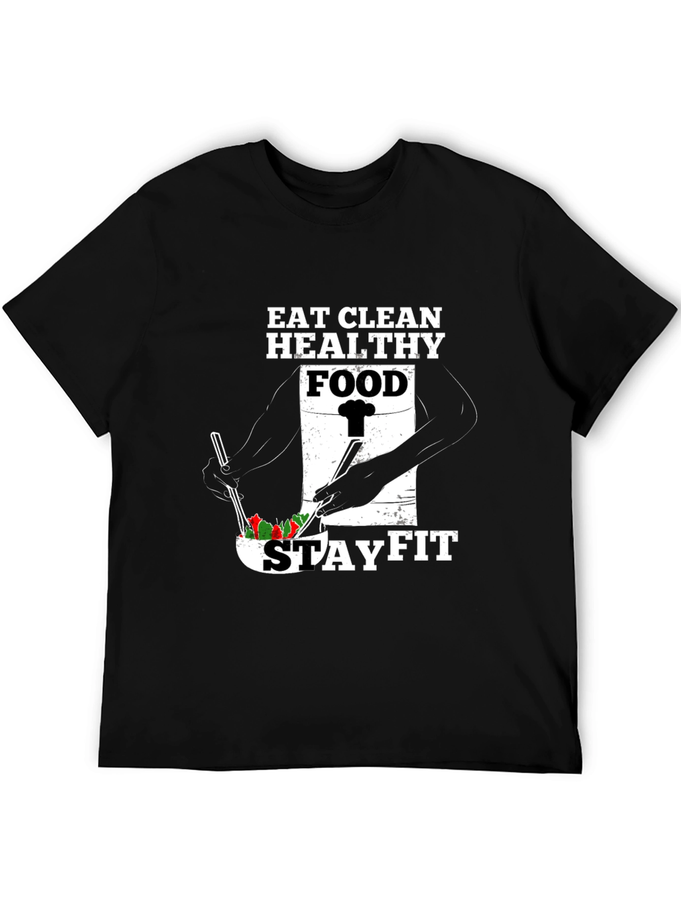 Eat Clean Stay Fit Graphic Tee