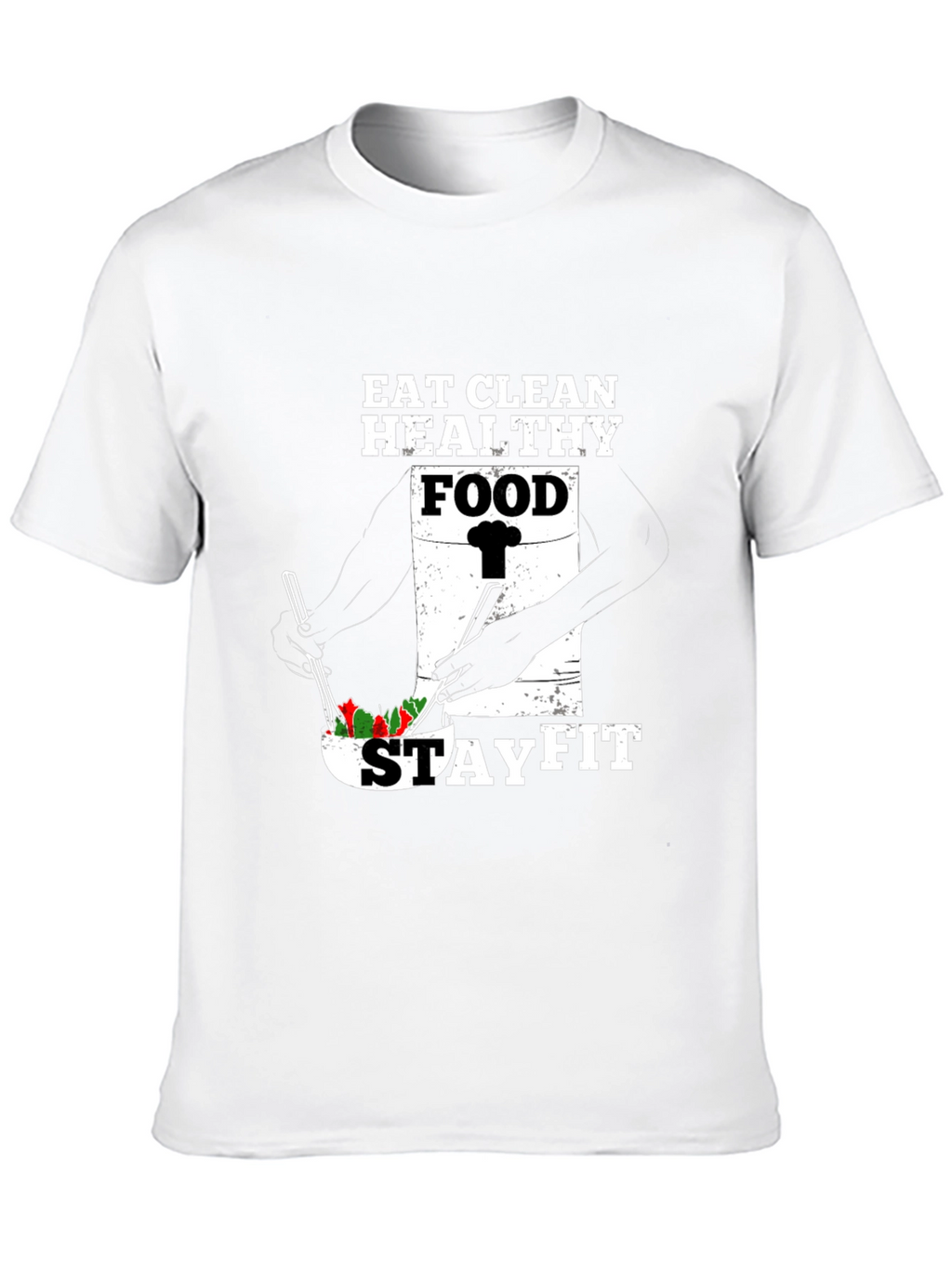 Eat Clean Stay Fit Graphic Tee