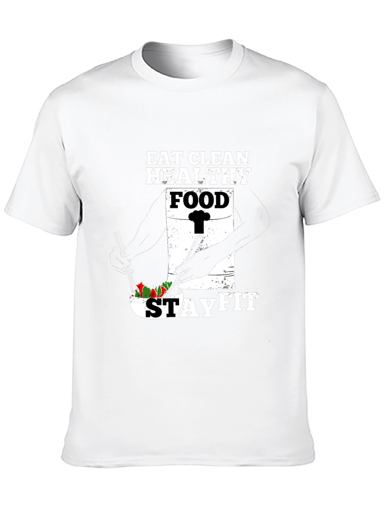 Eat Clean Stay Fit Graphic Tee