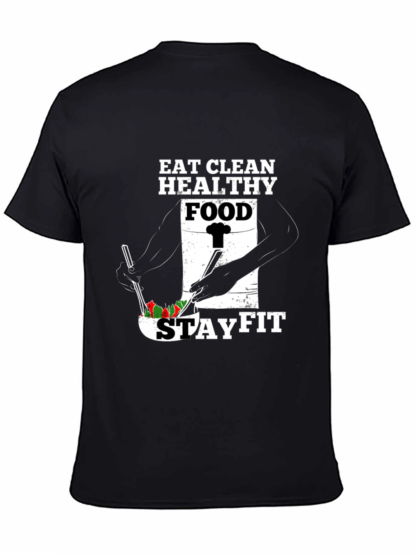 Eat Clean Stay Fit Graphic Tee