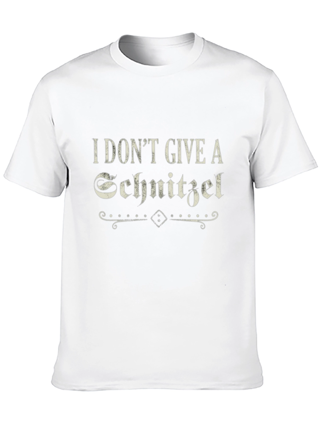 I Dont Give a Schnitzel Funny Graphic Tee