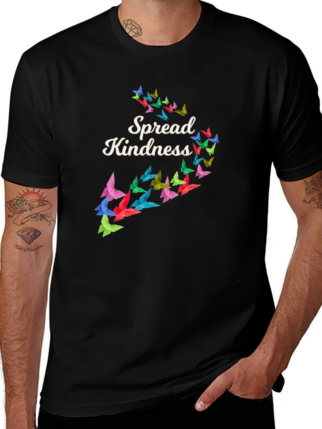 Spread Kindness Butterfly Graphic Tee - Unisex