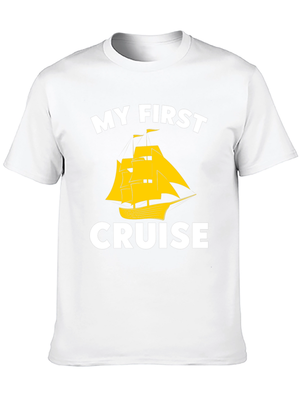 My First Cruise Black Graphic Tee