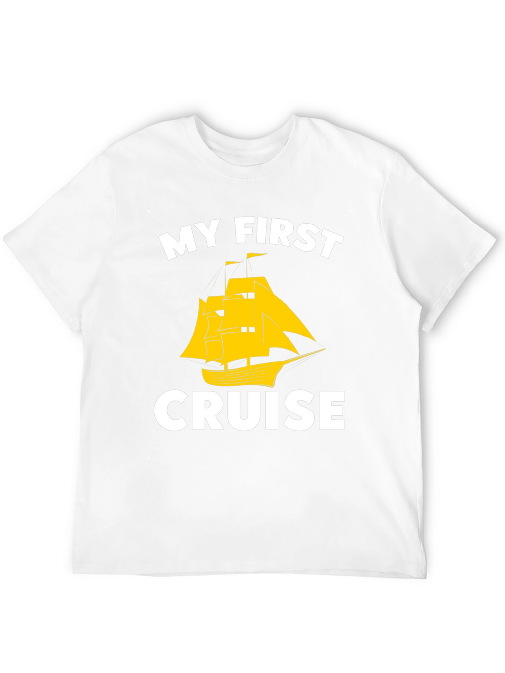 My First Cruise Black Graphic Tee