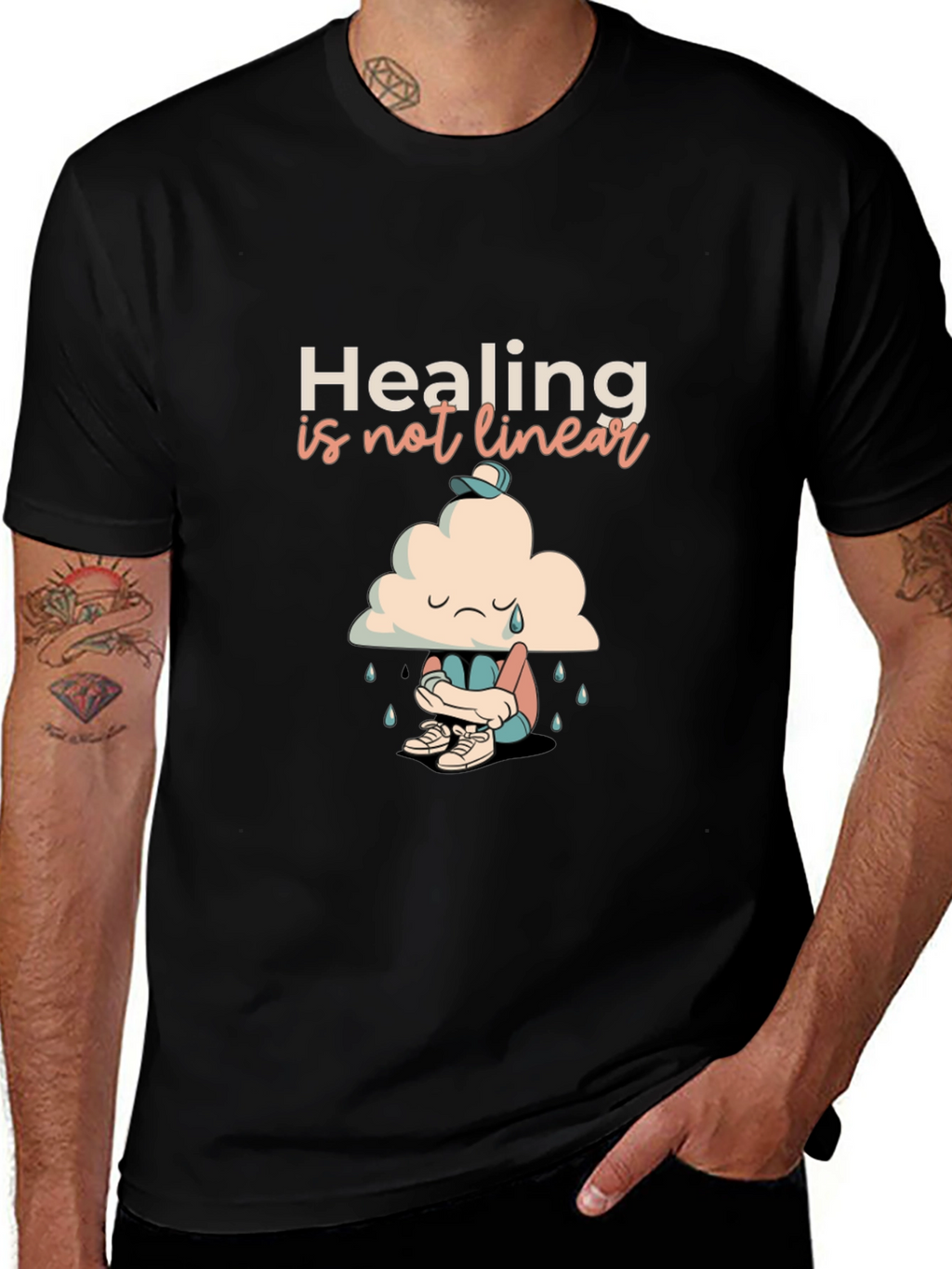 Healing Is Not Linear Graphic T-Shirt