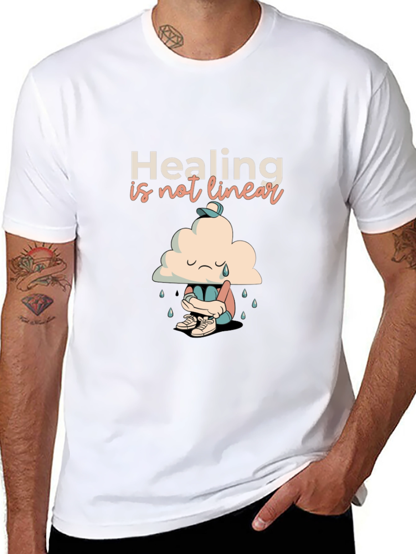 Healing Is Not Linear Graphic T-Shirt