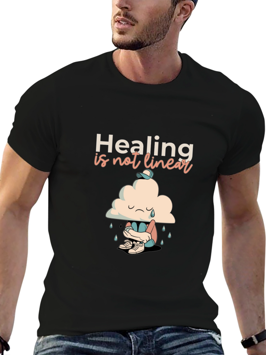Healing Is Not Linear Graphic T-Shirt