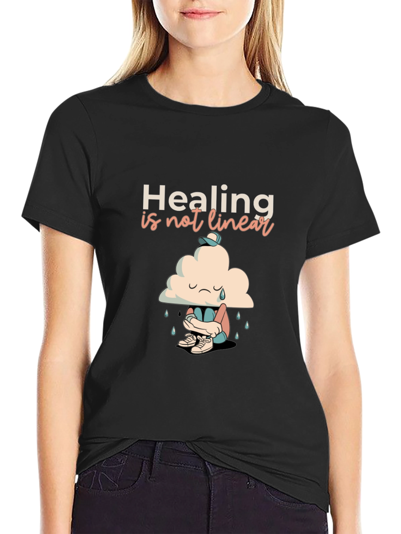 Healing Is Not Linear Graphic T-Shirt