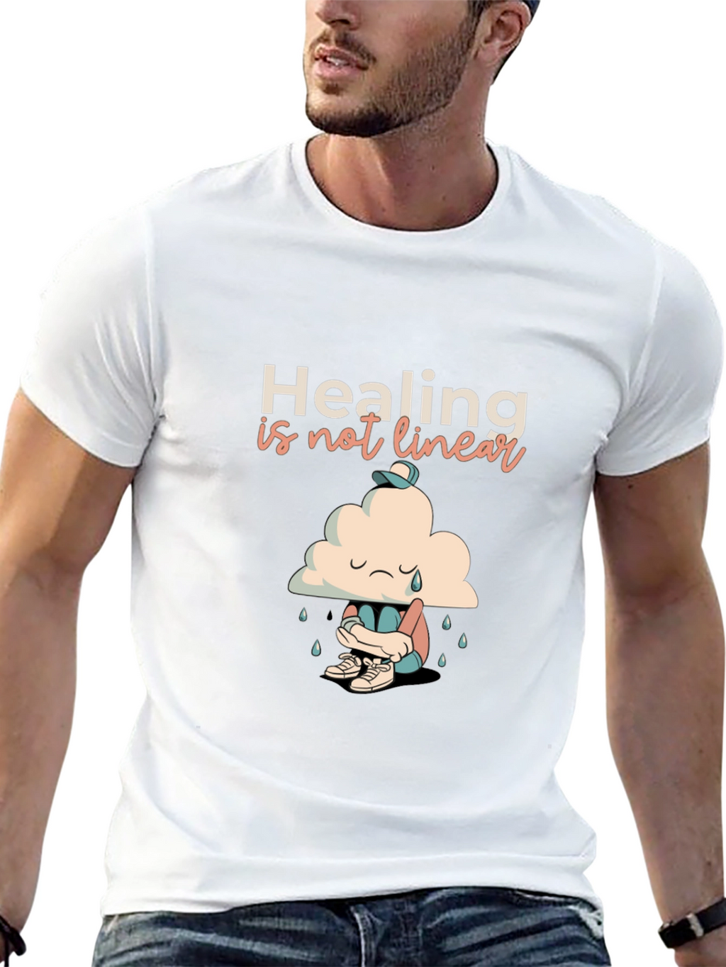 Healing Is Not Linear Graphic T-Shirt