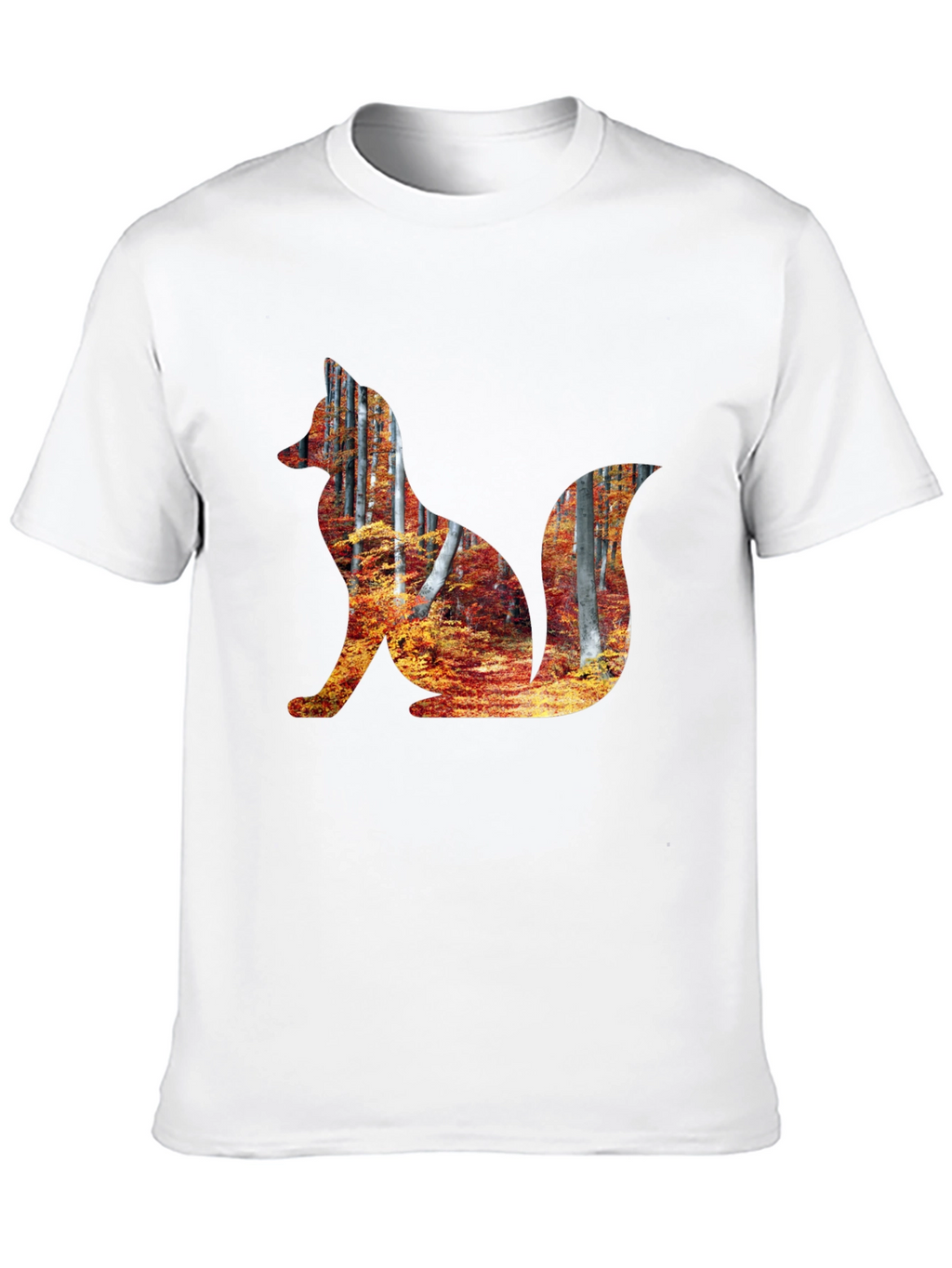 Fox Forest Graphic Tee - Mens Black T-Shirt