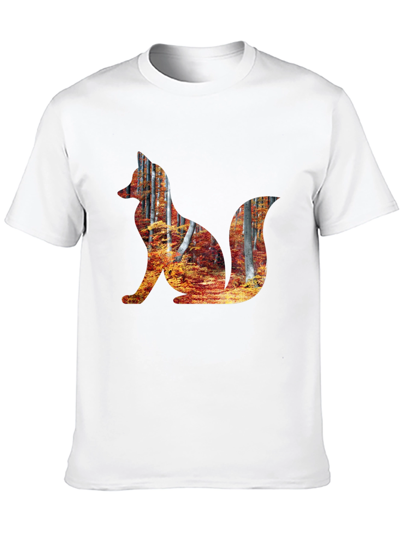 Fox Forest Graphic Tee - Mens Black T-Shirt