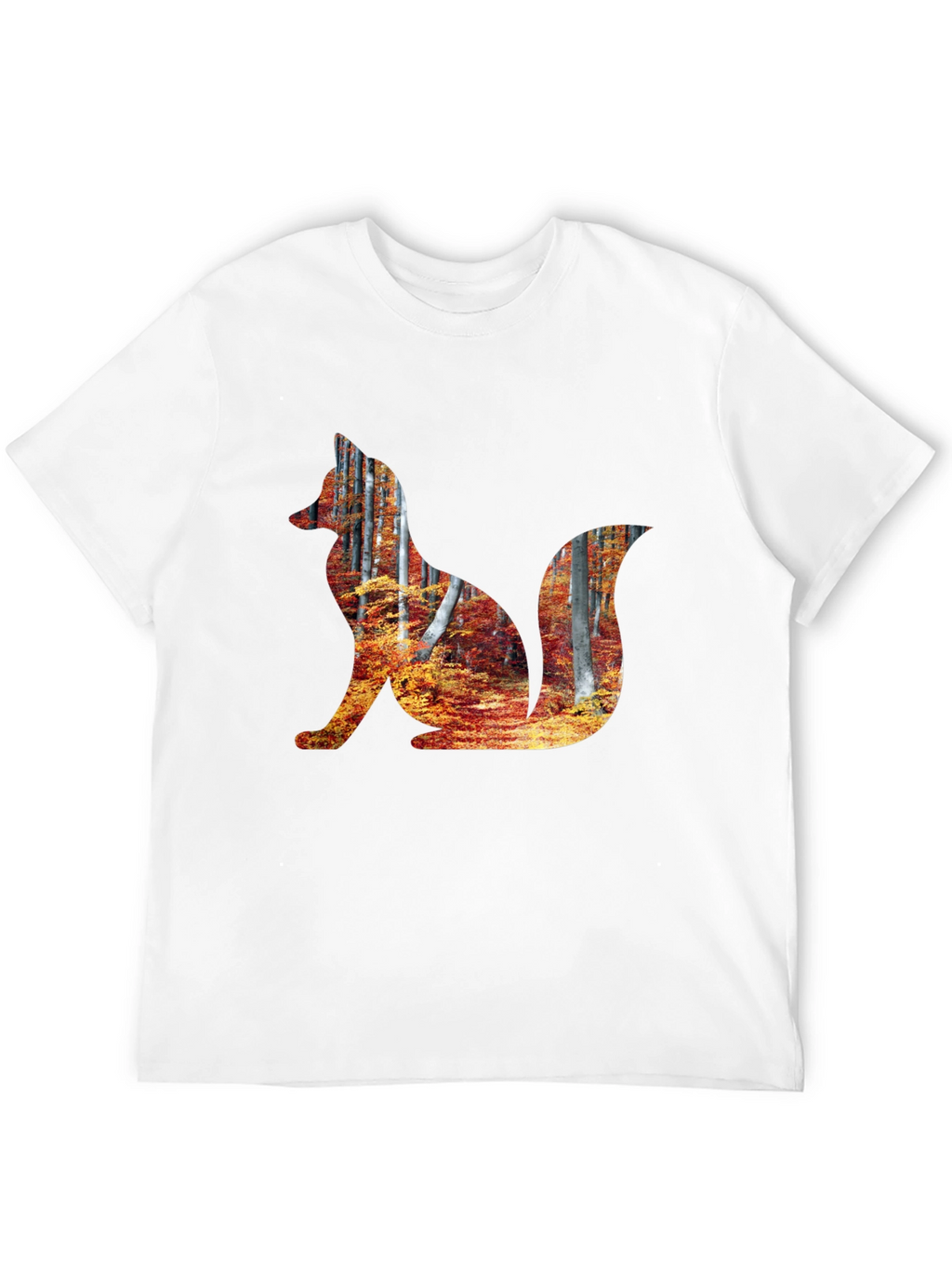 Fox Forest Graphic Tee - Mens Black T-Shirt