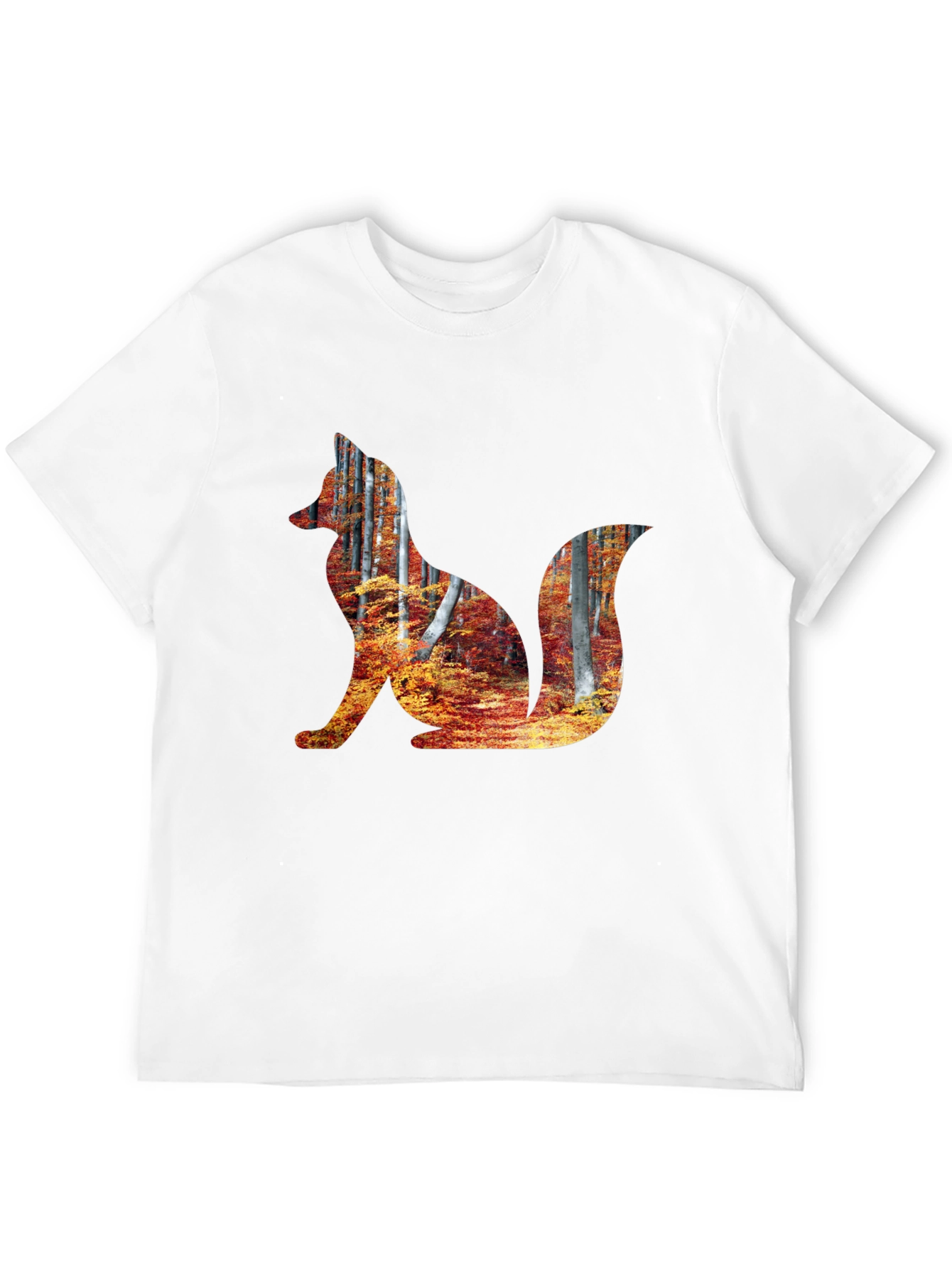 Fox Forest Graphic Tee - Mens Black T-Shirt