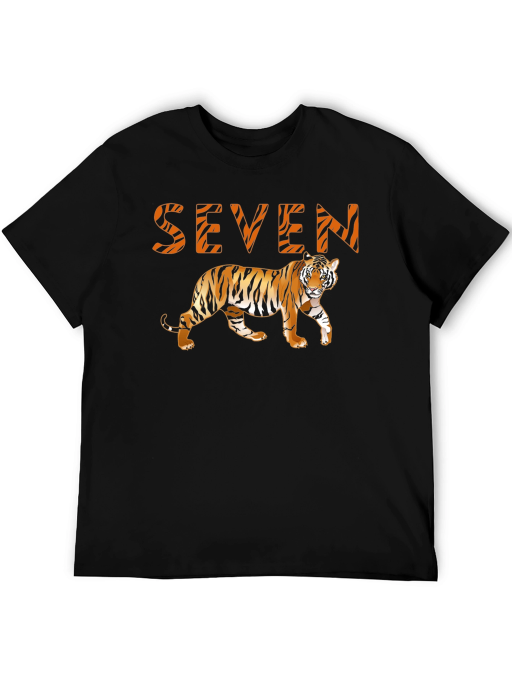 Seven Tiger Graphic T-Shirt