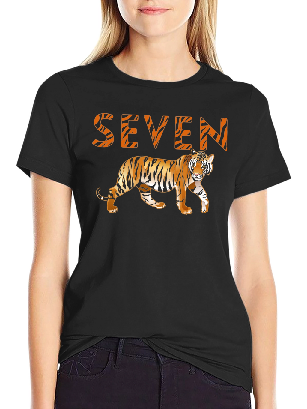 Seven Tiger Graphic T-Shirt