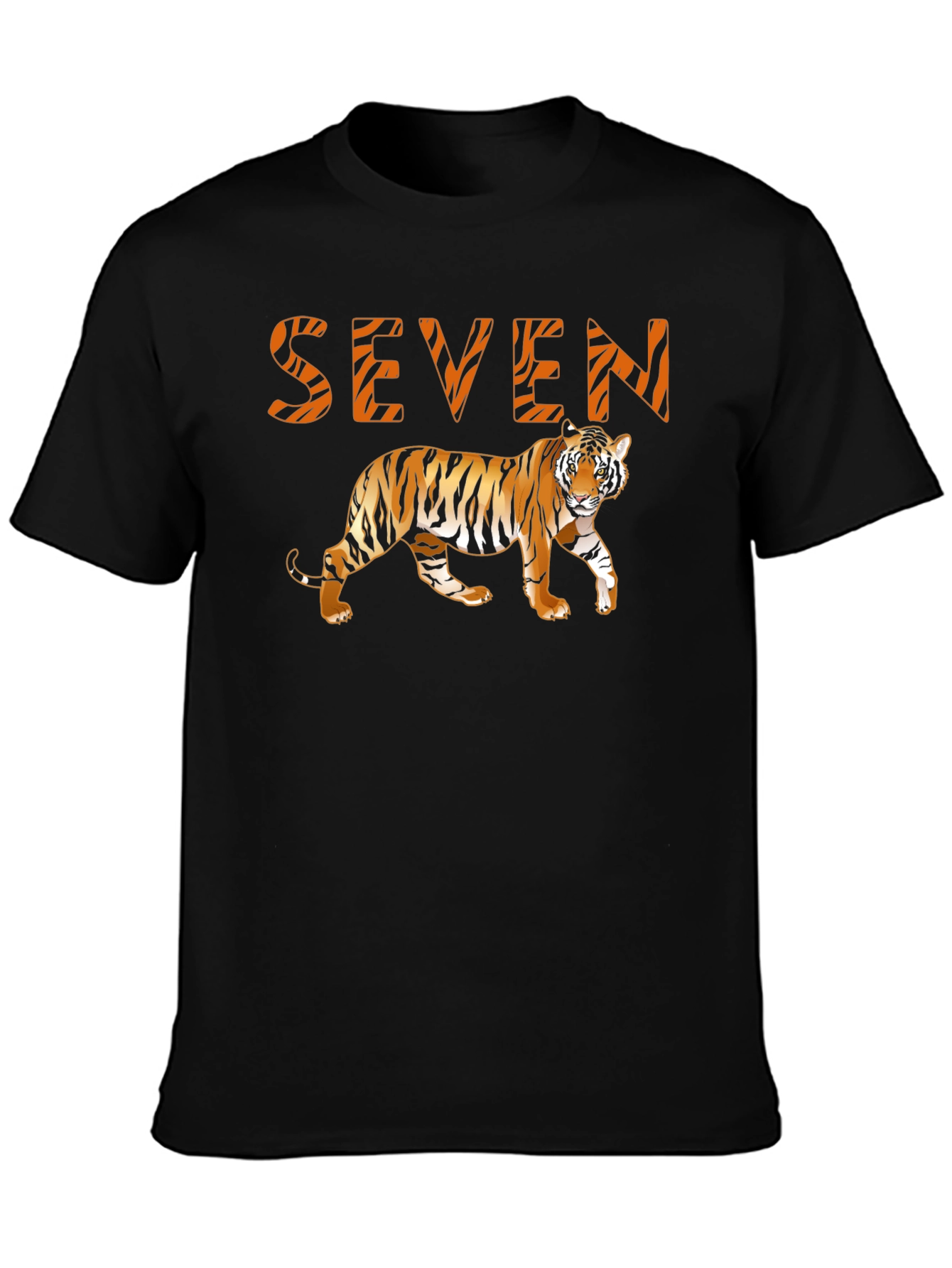 Seven Tiger Graphic T-Shirt
