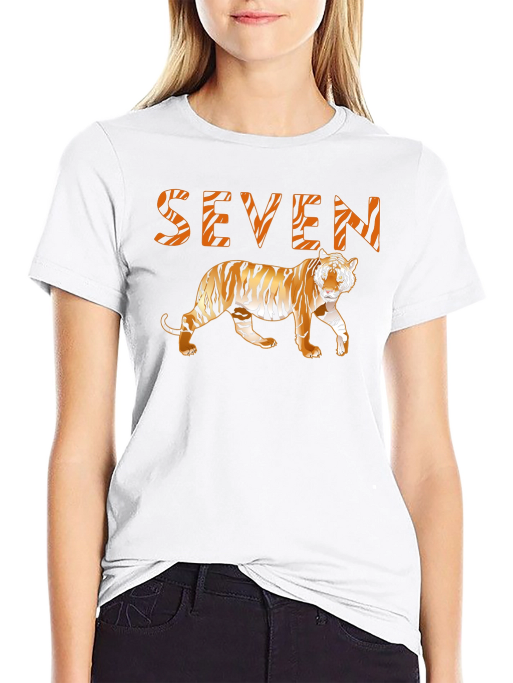 Seven Tiger Graphic T-Shirt