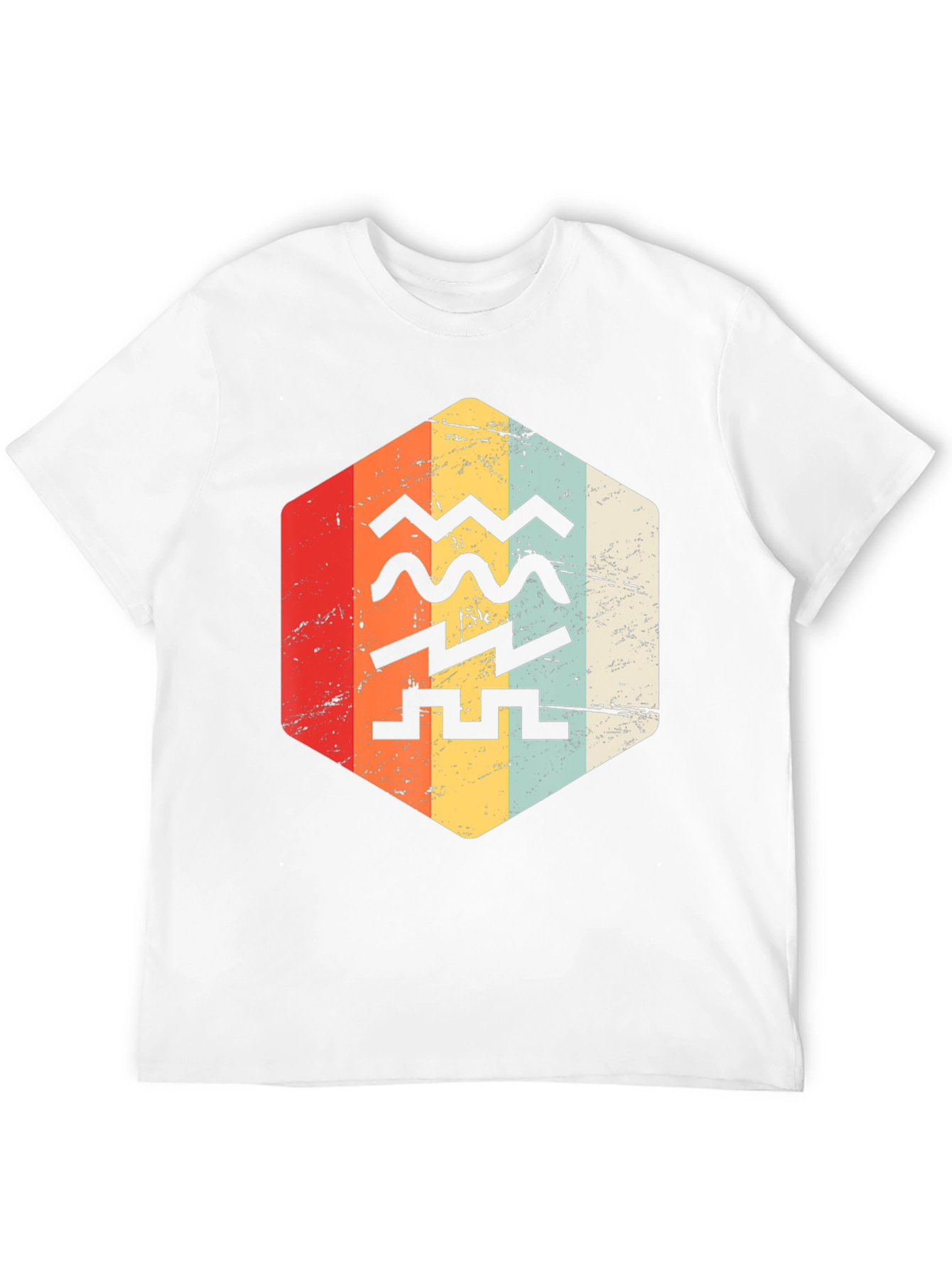 Retro Zodiac Aquarius T-Shirt