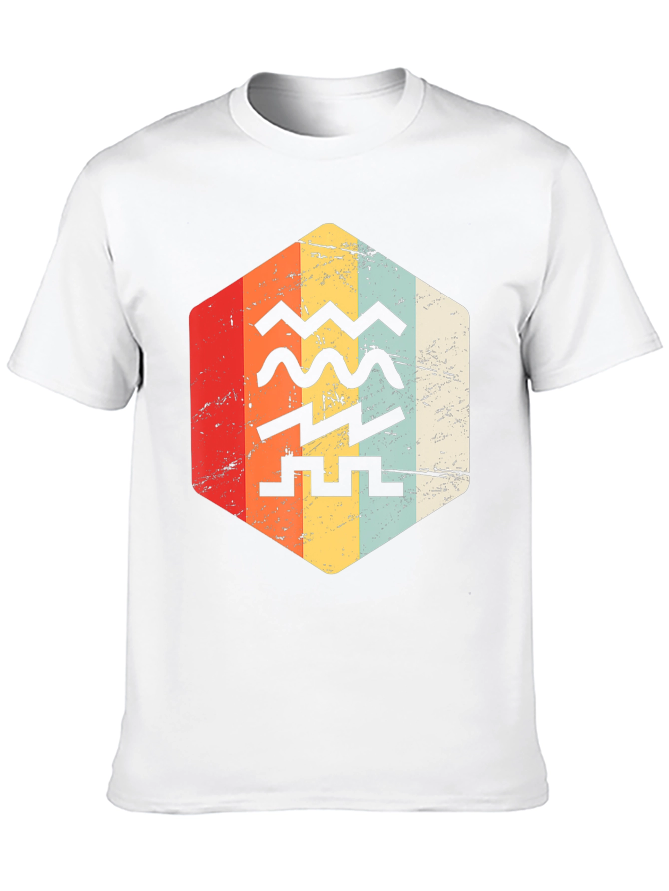 Retro Zodiac Aquarius T-Shirt